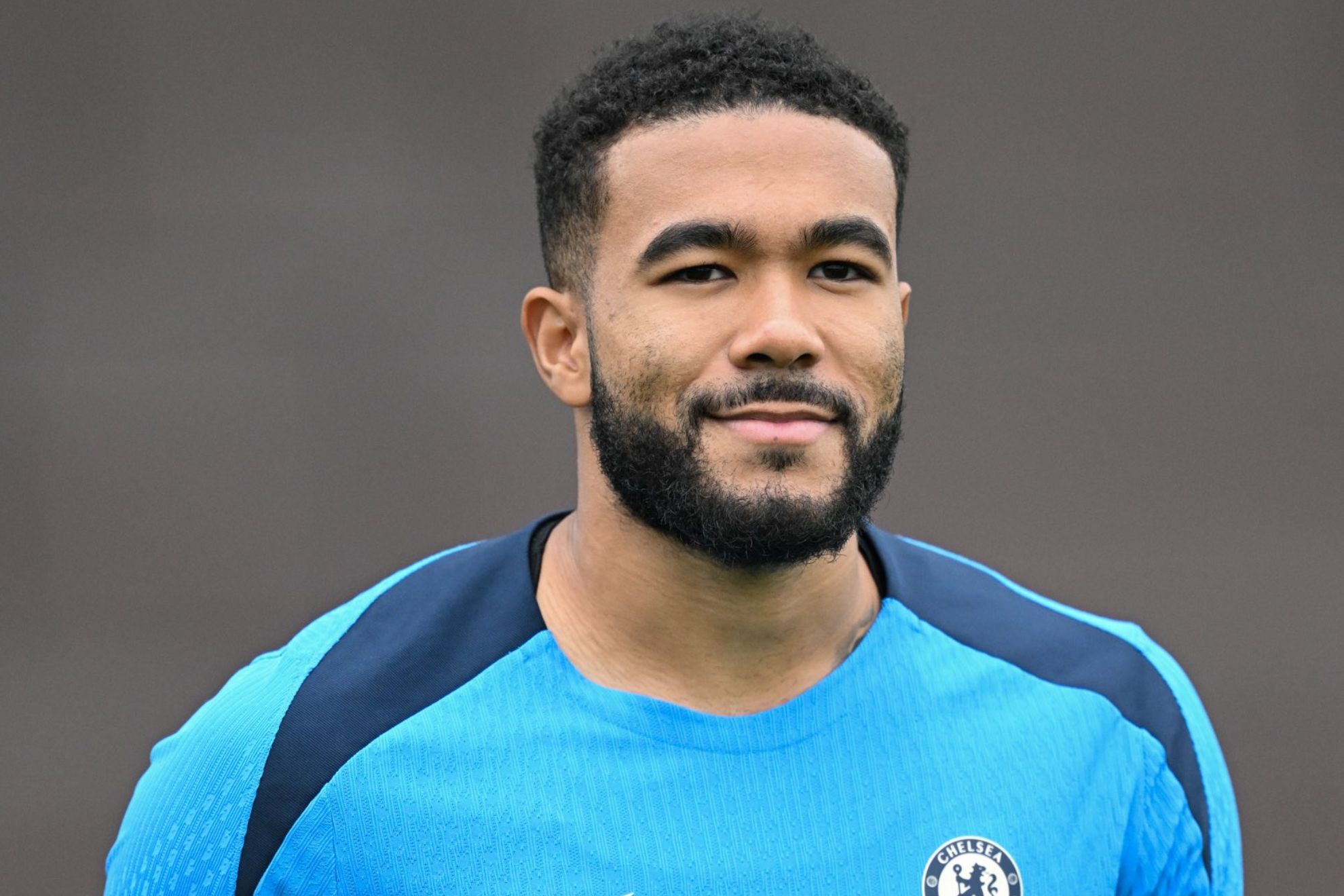 Reece James, in training with Chelsea