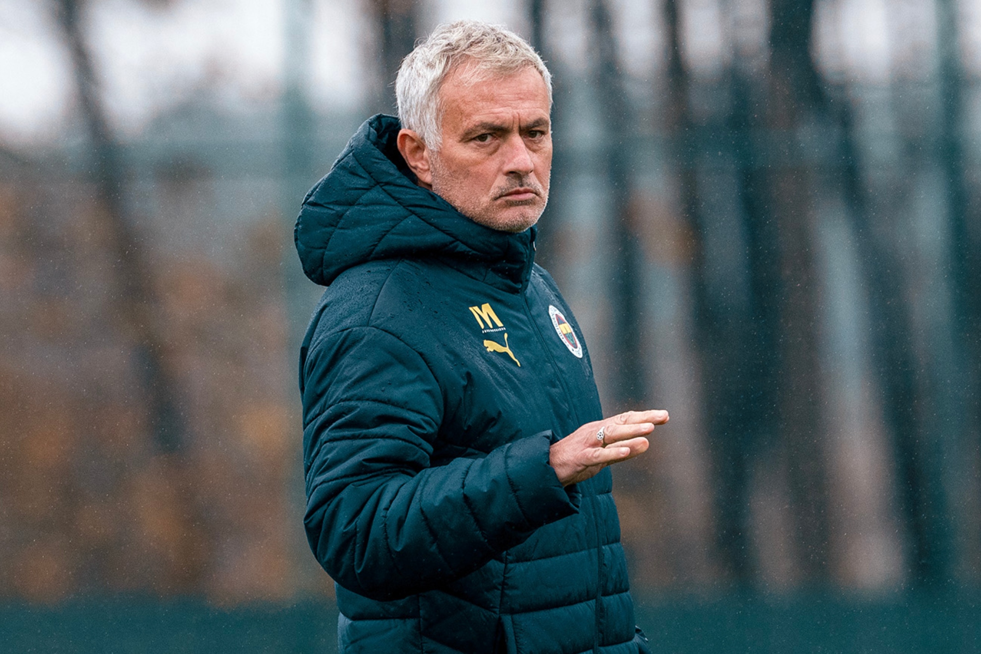 José Mourinho in training with Fenerbahce