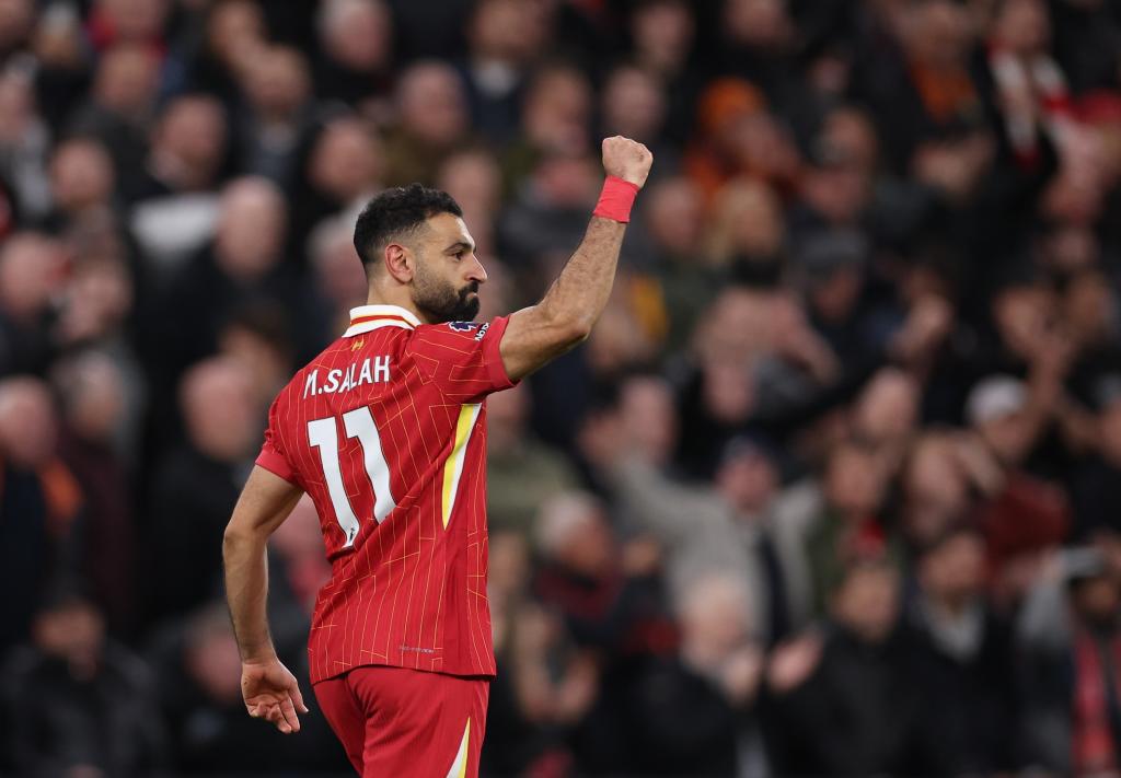 Mohamed Salah at Anfield.