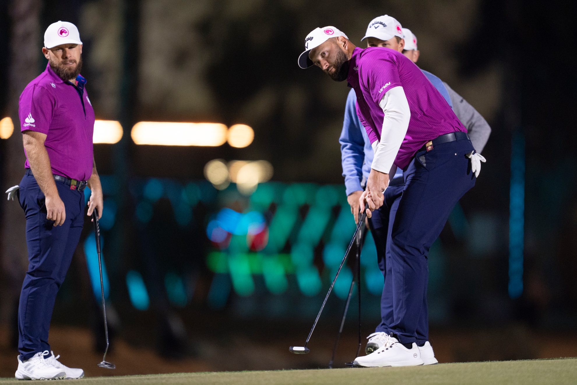 Jon Rahm kicks before Hatton's gaze and the rest of Legion XIII