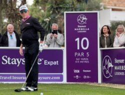 Miguel Ángel Jiménez tries an impossible at Staysure Marbella