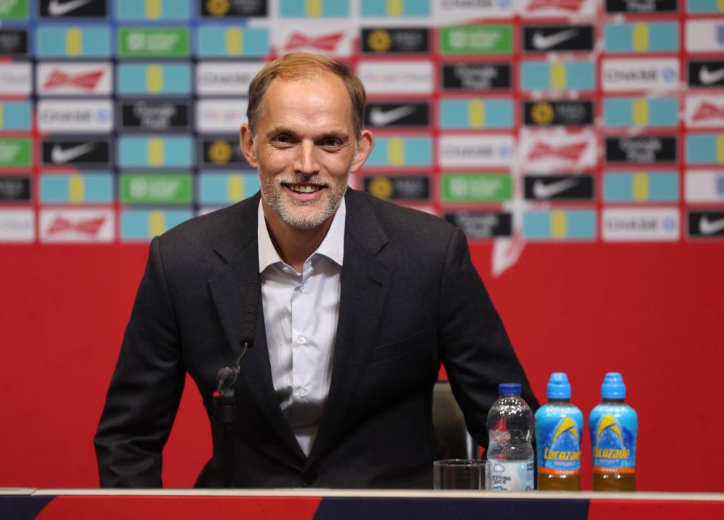 Thomas Tuchel, during his presentation as England coach.