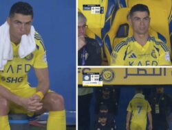 They change Cristiano, he despairs on the bench, sits in a fridge to the Bielsa … and leaves before the end!